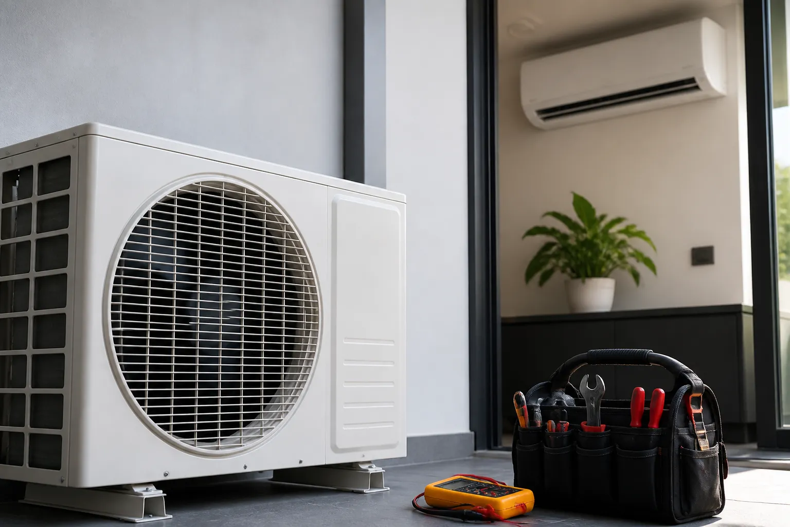 Air-conditioning service operations workflow