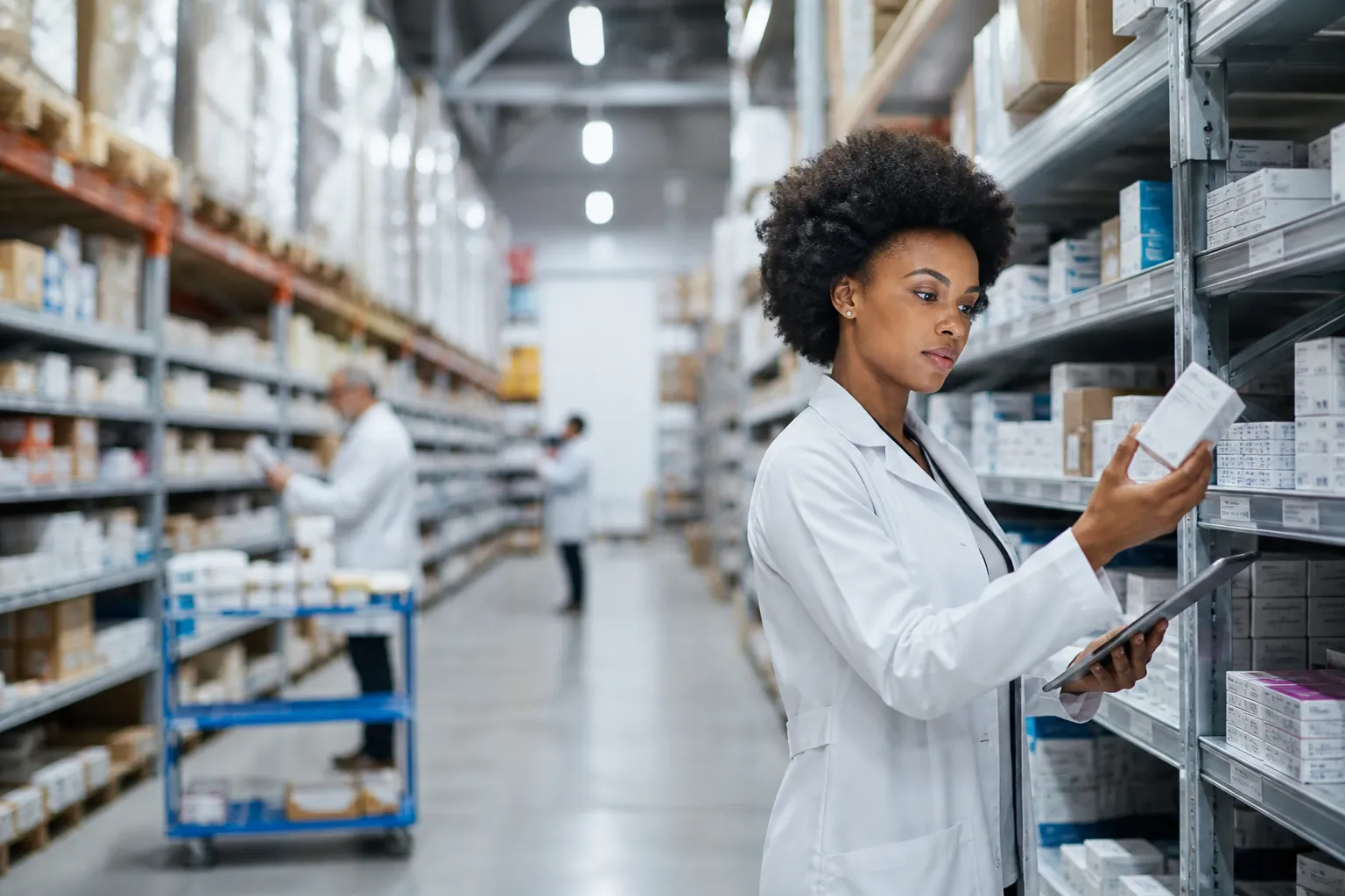 Pharmaceutical trading operations workflow