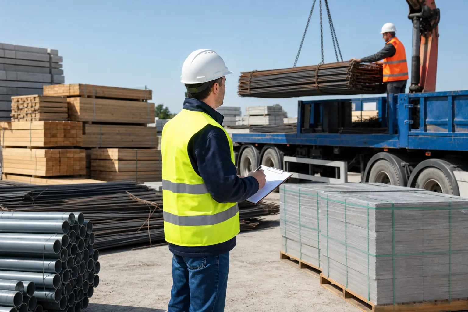 Project site procurement workflow