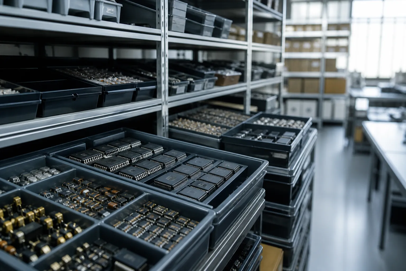 Semiconductor component trading workflow
