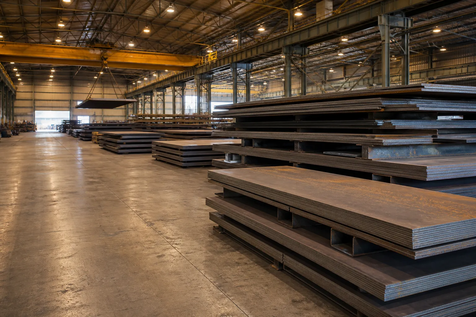 Steel plate trading workflow