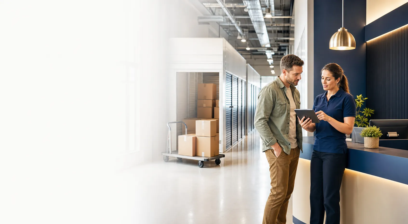 Storage rental business workflow