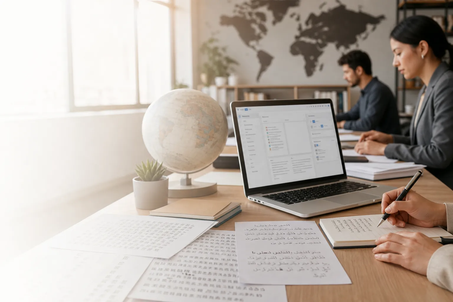 Translation service operations workflow